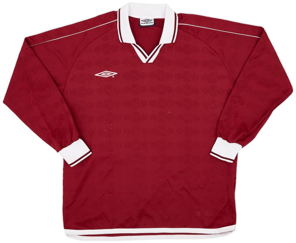 1990s Umbro Template L/S Shirt - 7/10 - (XL)