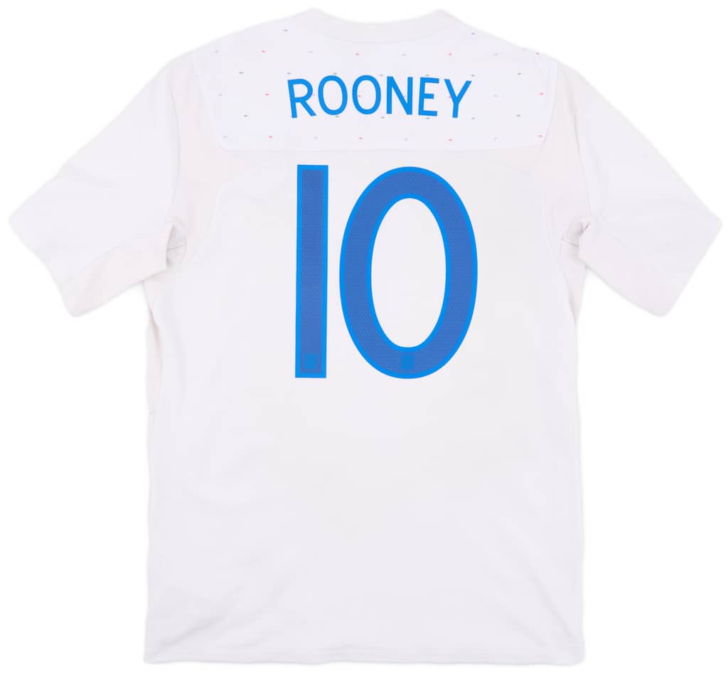 2010-11 England Home Shirt Rooney #10 - 7/10 - (M)