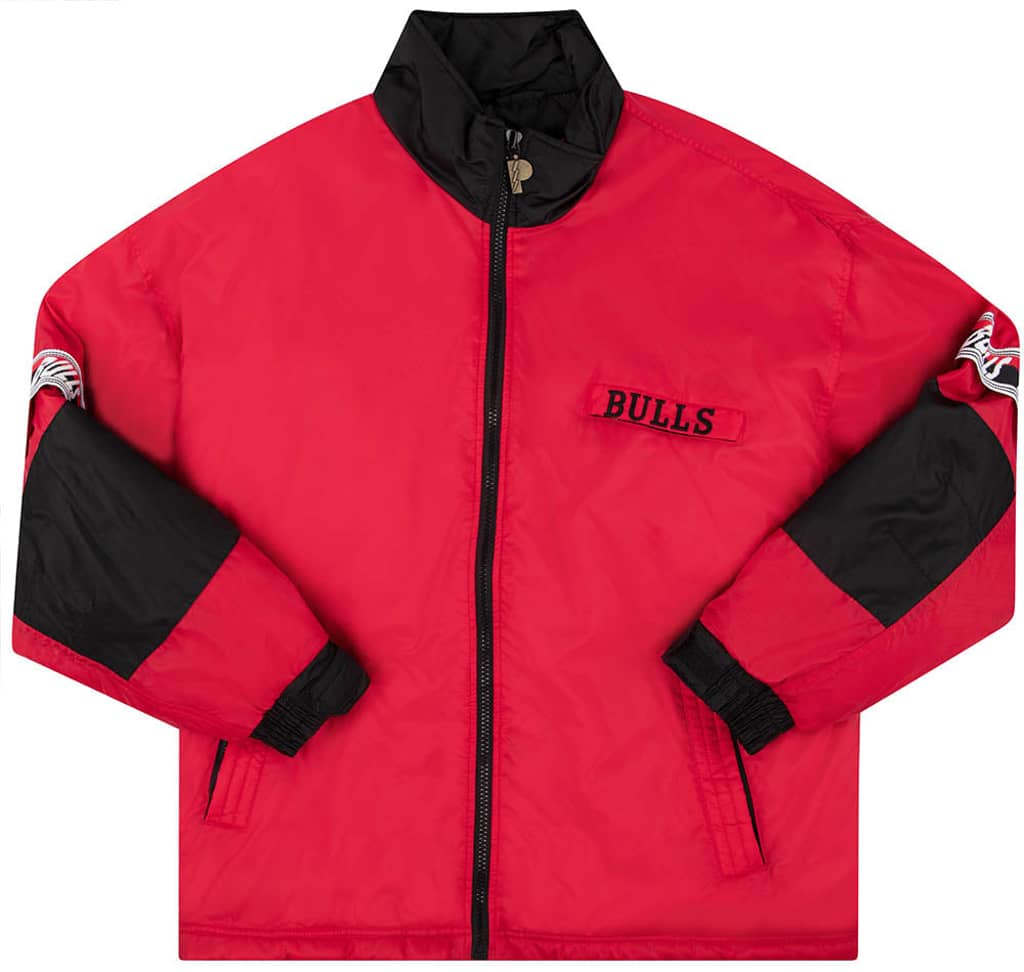 1990s Chicago Bulls Pro Player Rain Coat XL