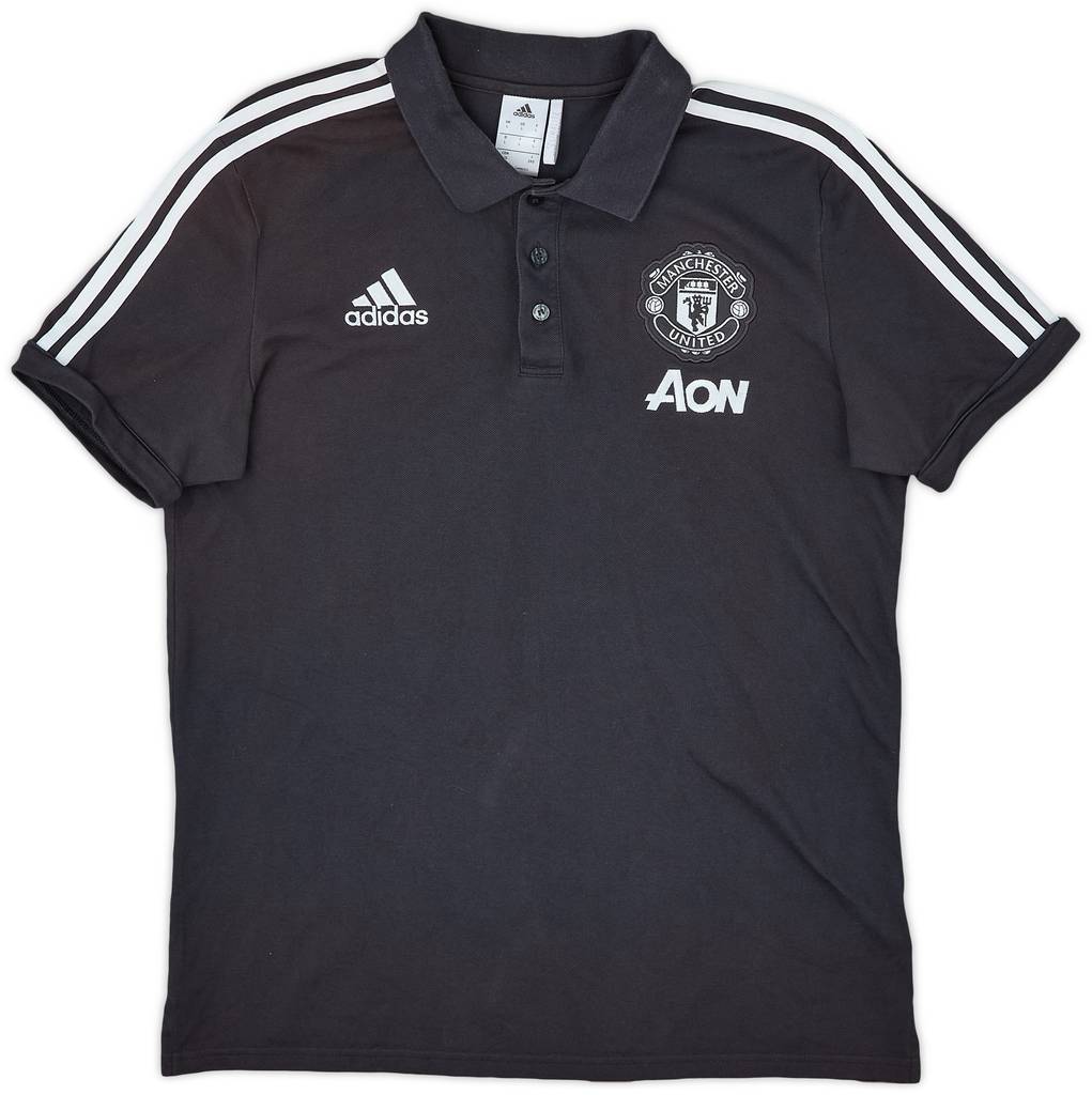 2017-18 Manchester United adidas Polo Shirt - 8/10 - (L)