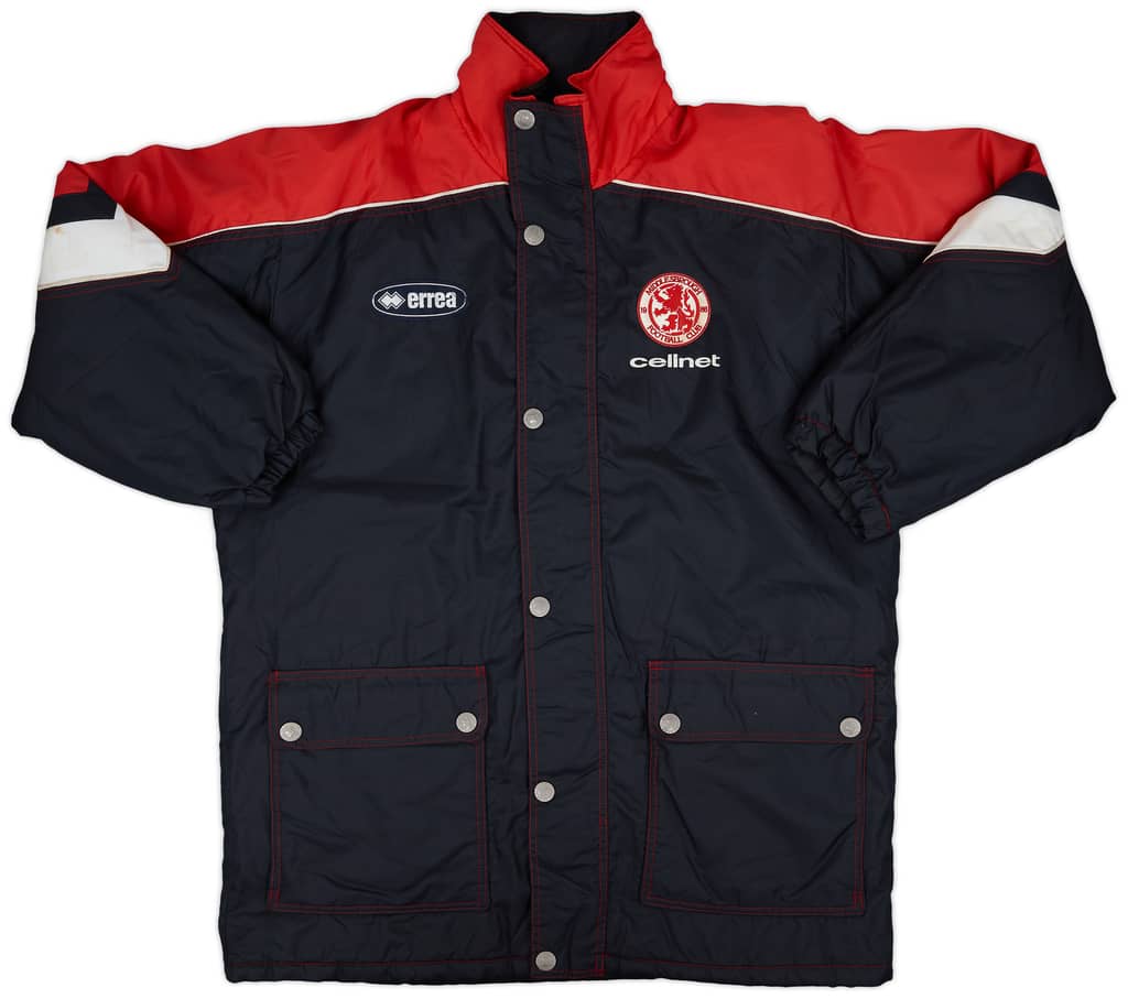 1997-98 Middlesbrough Errea Padded Bench Coat - 8/10 - (L)