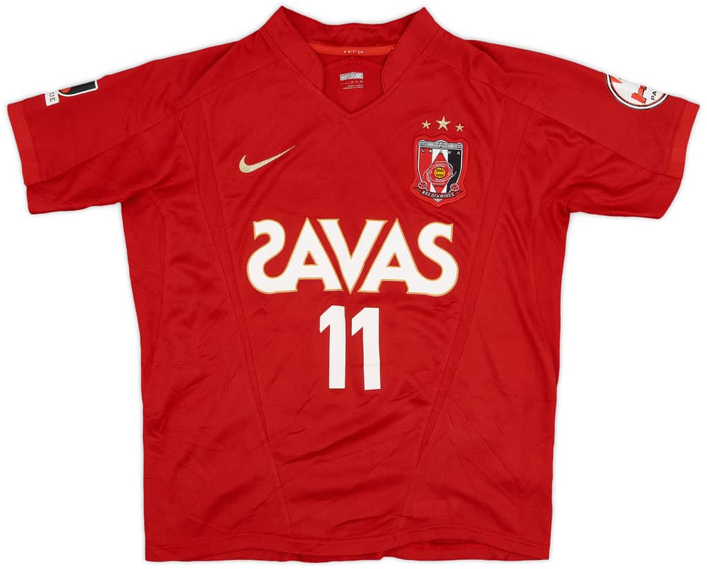 2009 Urawa Red Diamonds Home Shirt Tatsuya #11 - 7/10 - (M)