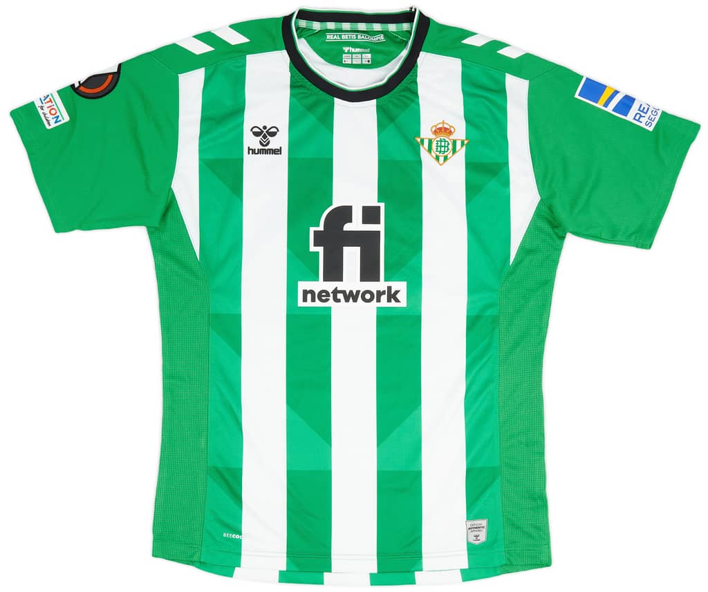 2022-23 Real Betis Match Issue Europa League Home Shirt William #14