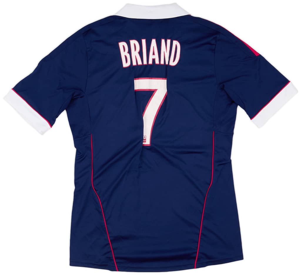 2011-12 Lyon Away Shirt Briand #7 - 4/10 - (M)
