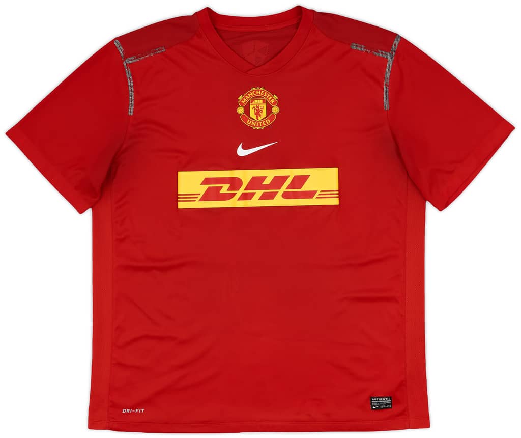 2012-13 Manchester United Player Issue Nike Training Shirt - 5/10 - (XL)
