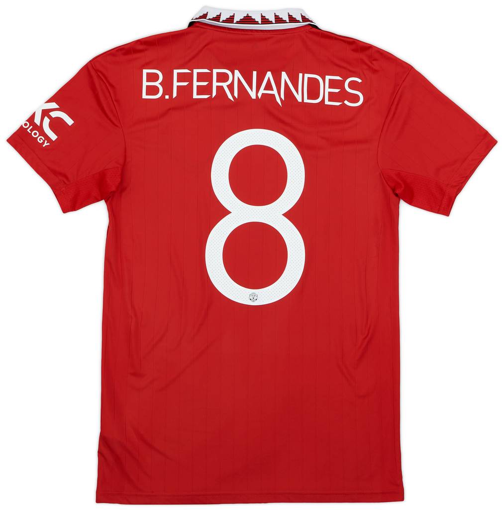 2022-23 Manchester United Home Shirt B.Fernandes #8 - 8/10 - (S)