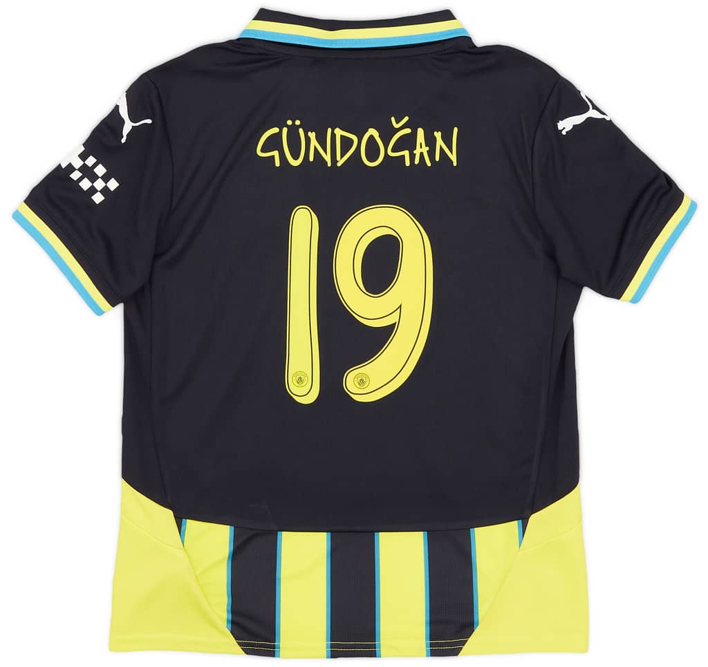 2024-25 Manchester City Away Shirt Gundogan #19 (KIDS)