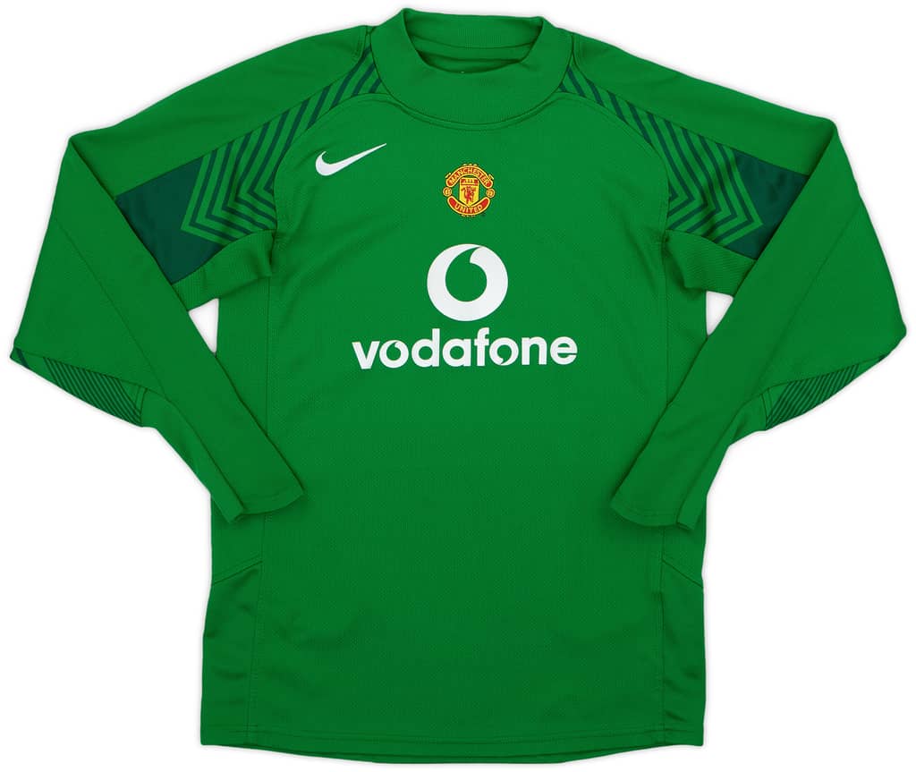 2005-06 Manchester United GK Shirt - 8/10 - (L.Boys)