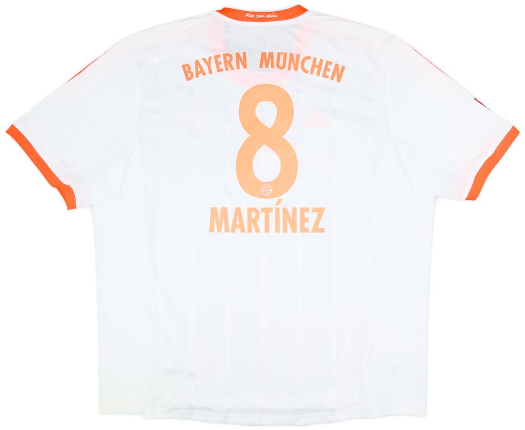 2012-13 Bayern Munich Away Shirt Martinez #8 - 5/10 - (3XL)
