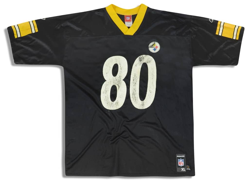 2004 Pittsburgh Steelers Burress #80 Reebok Replica Jersey (Home) XL