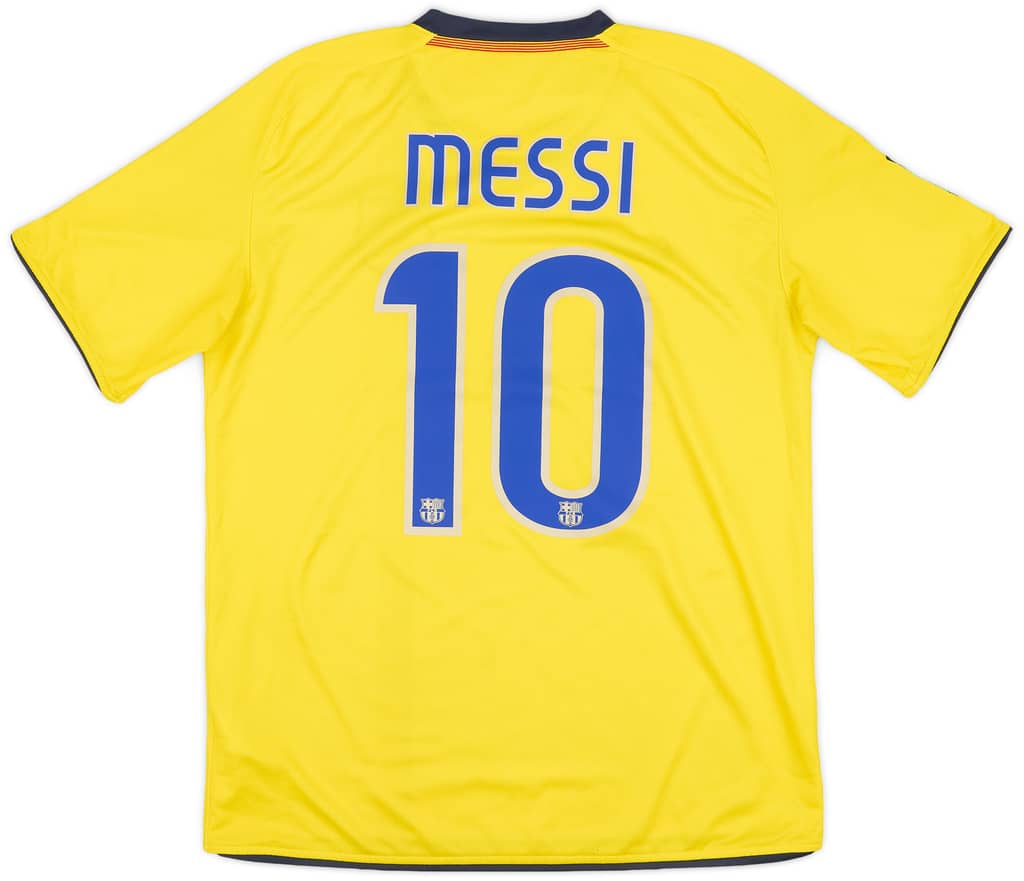 2008-10 Barcelona Away Shirt Messi #10 - 6/10 - (M)