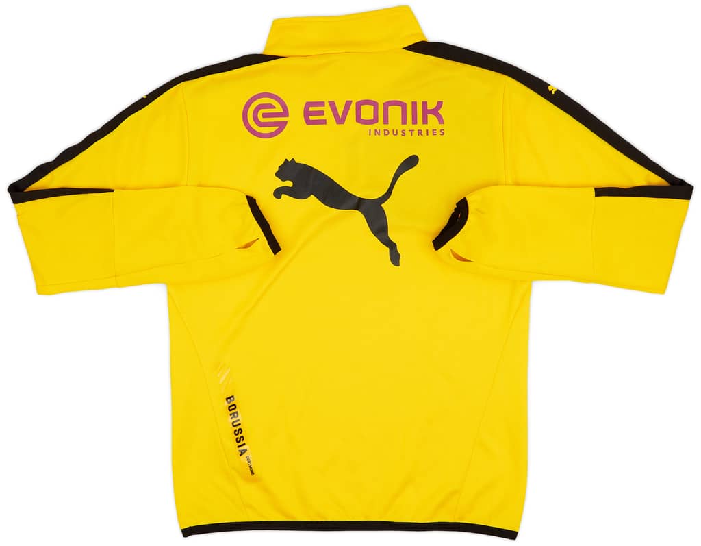 2015-16 Borussia Dortmund Puma 1/4 Zip Sweat Top - 8/10 - (M)