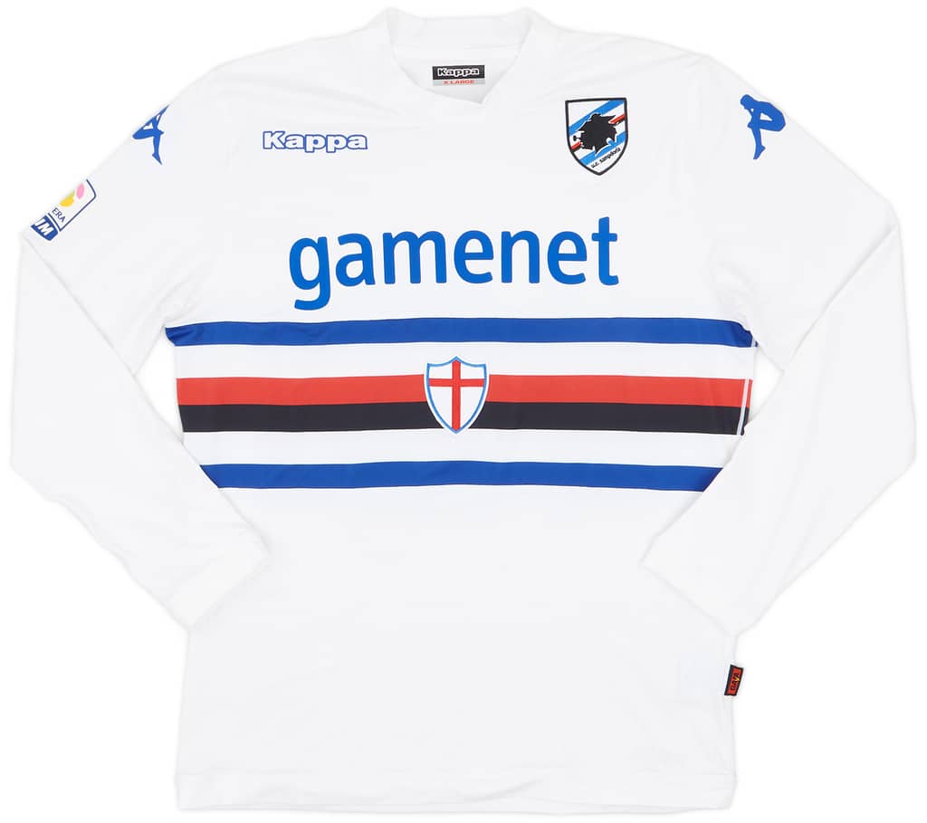 2013-14 Sampdoria Primavera Match Issue Away Shirt #18