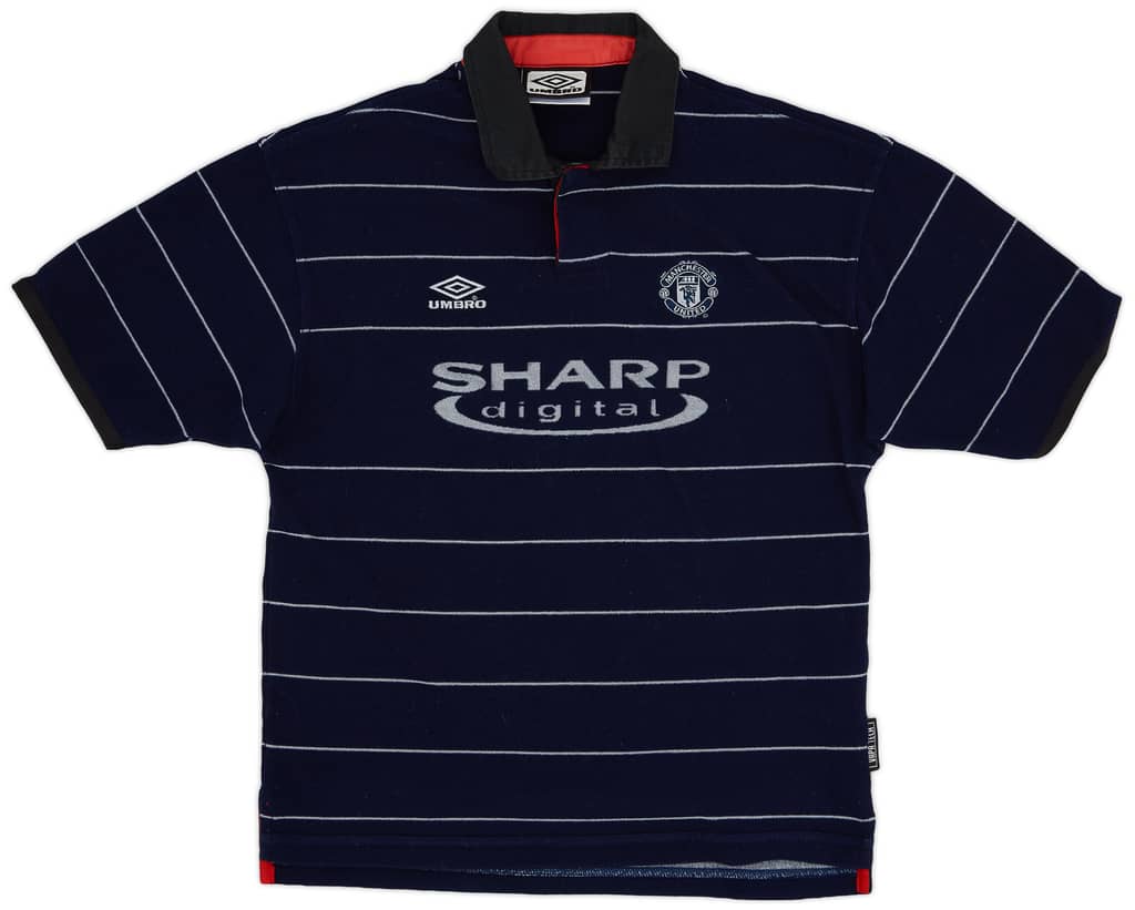 1999-00 Manchester United Away Shirt - 8/10 - (L.Boys)