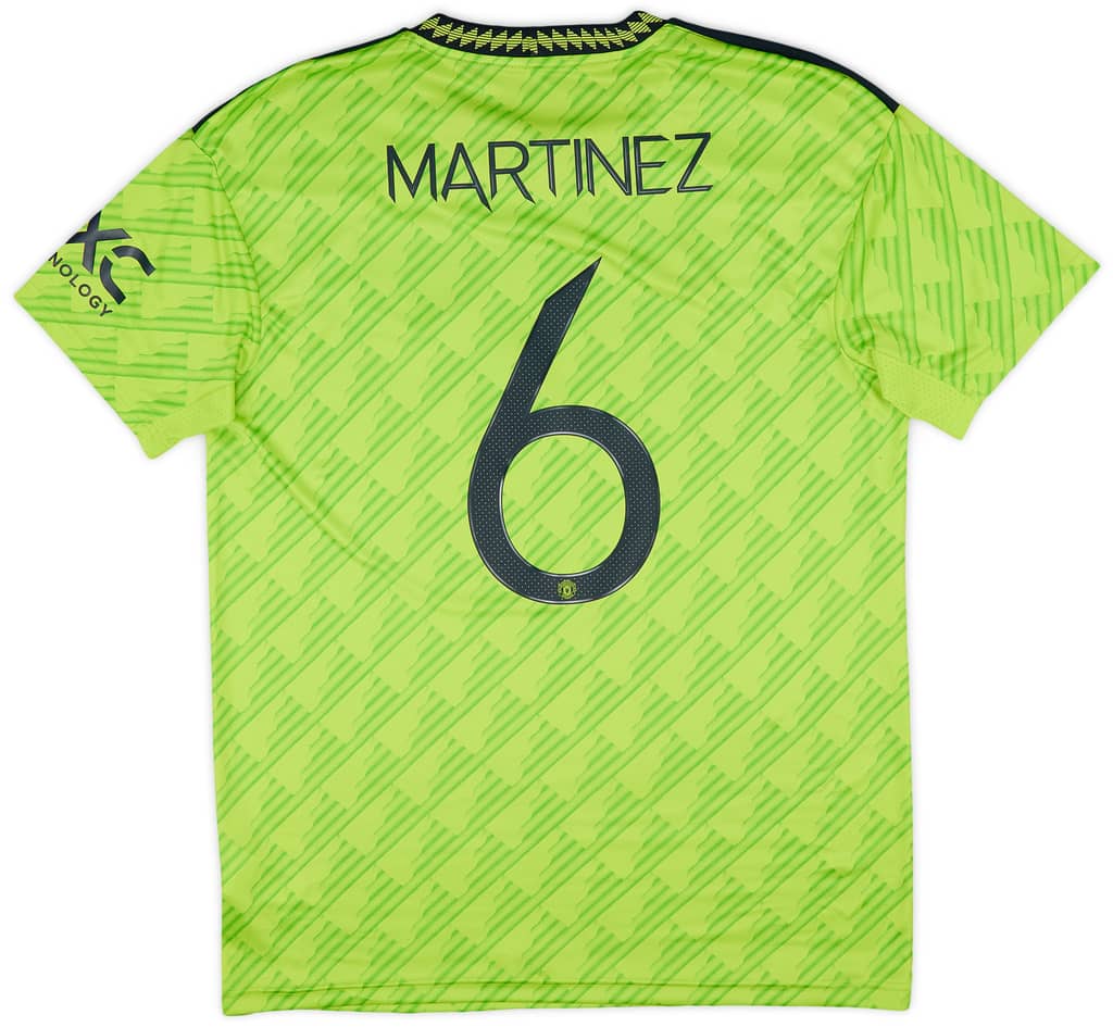 2022-23 Manchester United Third Shirt Martinez #6 - 7/10 - (L)