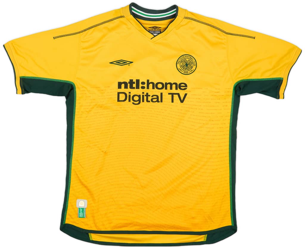 2002-03 Celtic Away Shirt Larsson #7 - 6/10 - (L)