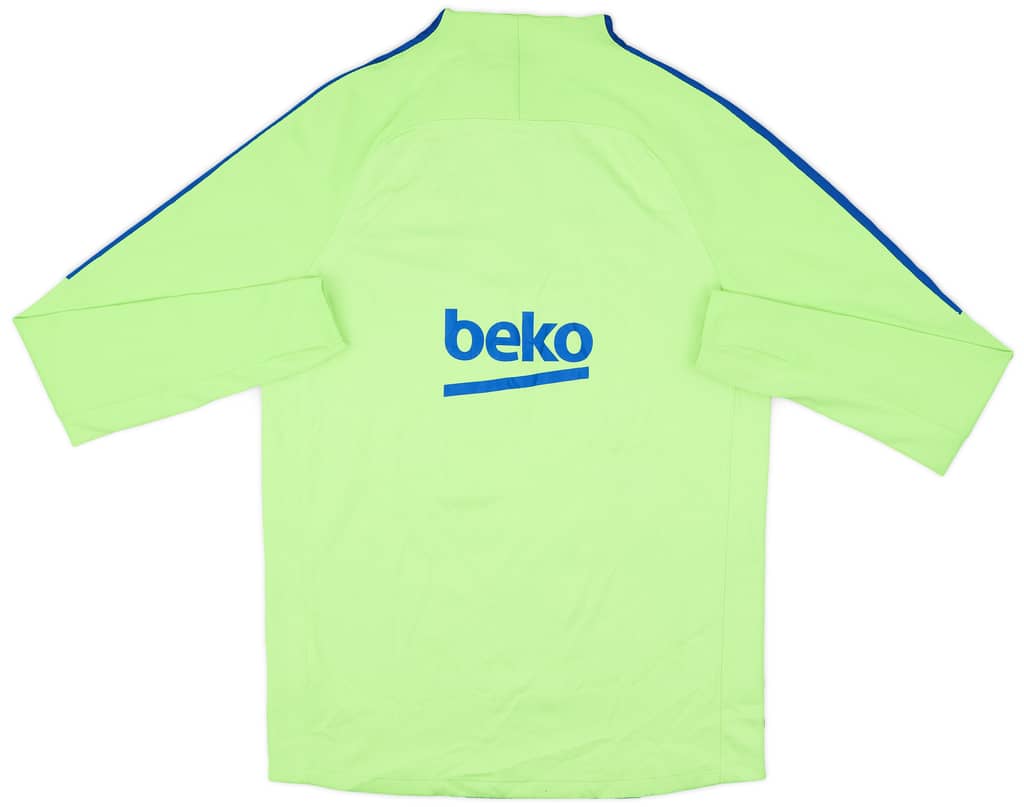 2017-18 Barcelona Nike 1/4 Zip Training Top - 9/10 - (M)