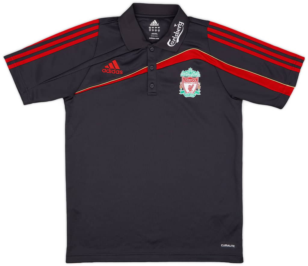2009-10 Liverpool adidas Polo Shirt - 8/10 - (S)