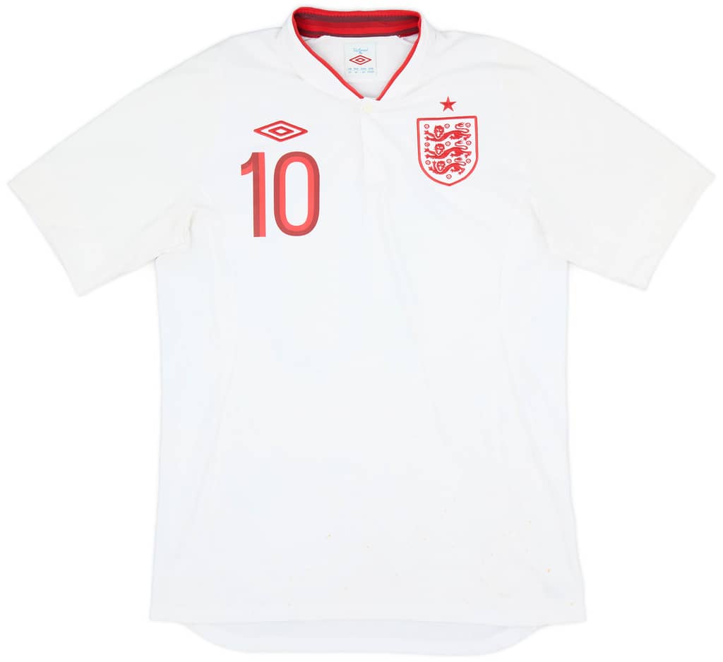 2012-13 England Home Shirt Rooney #10 - 5/10 - (M)