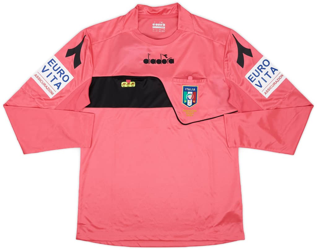 2007-09 Italy Diadora Referee L/S Shirt - 8/10 - (M)