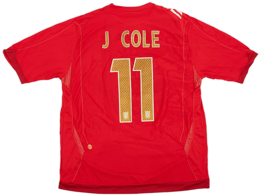 2006-08 England Away Shirt J.Cole #11 - 5/10 - (L)