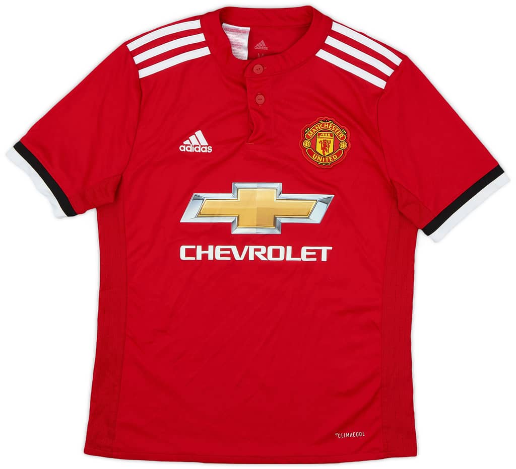 2017-18 Manchester United Home Shirt - 8/10 - (M.Boys)