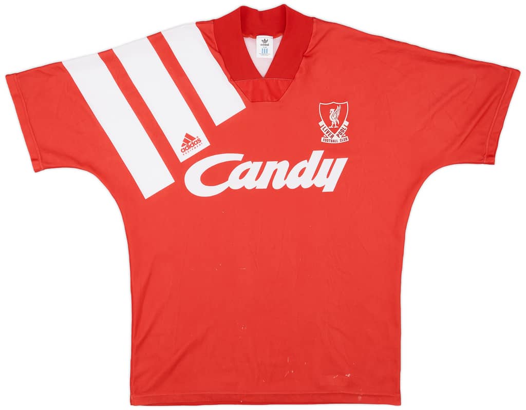 1991-92 Liverpool Home Shirt - 6/10 - (M/L)
