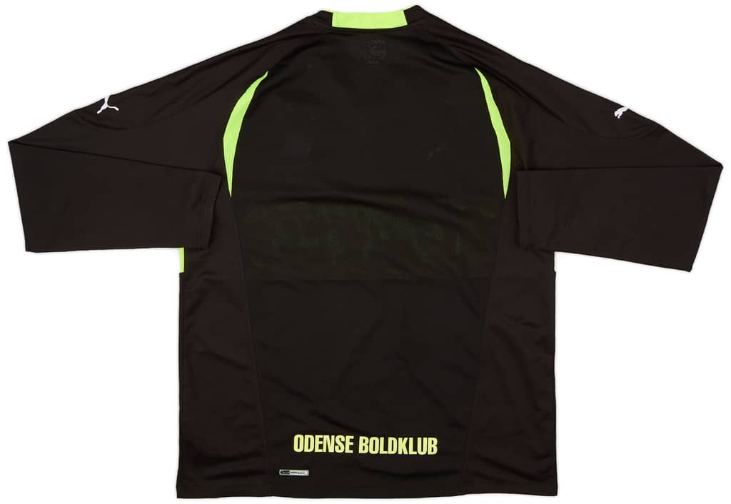 2010-11 OB Odense Away L/S Shirt - 9/10 - (XL)