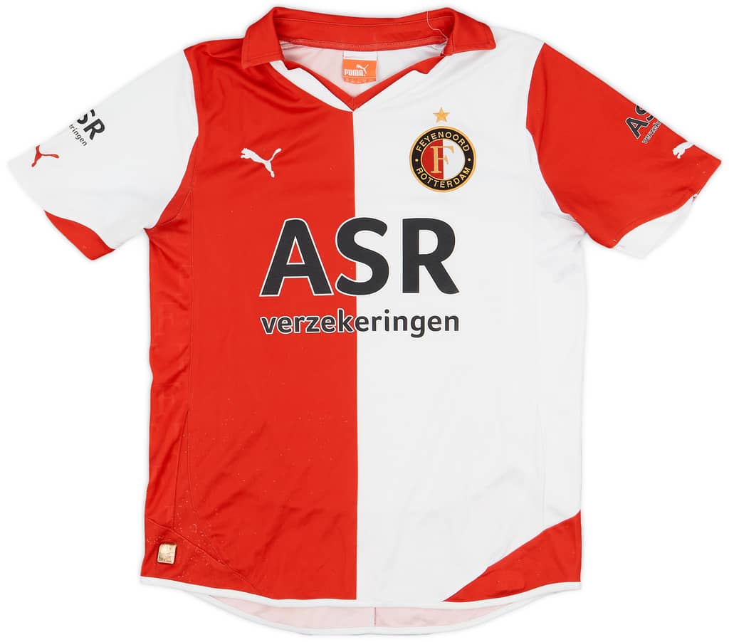 2010-11 Feyenoord Home Shirt - 7/10 - (XL.Boys)