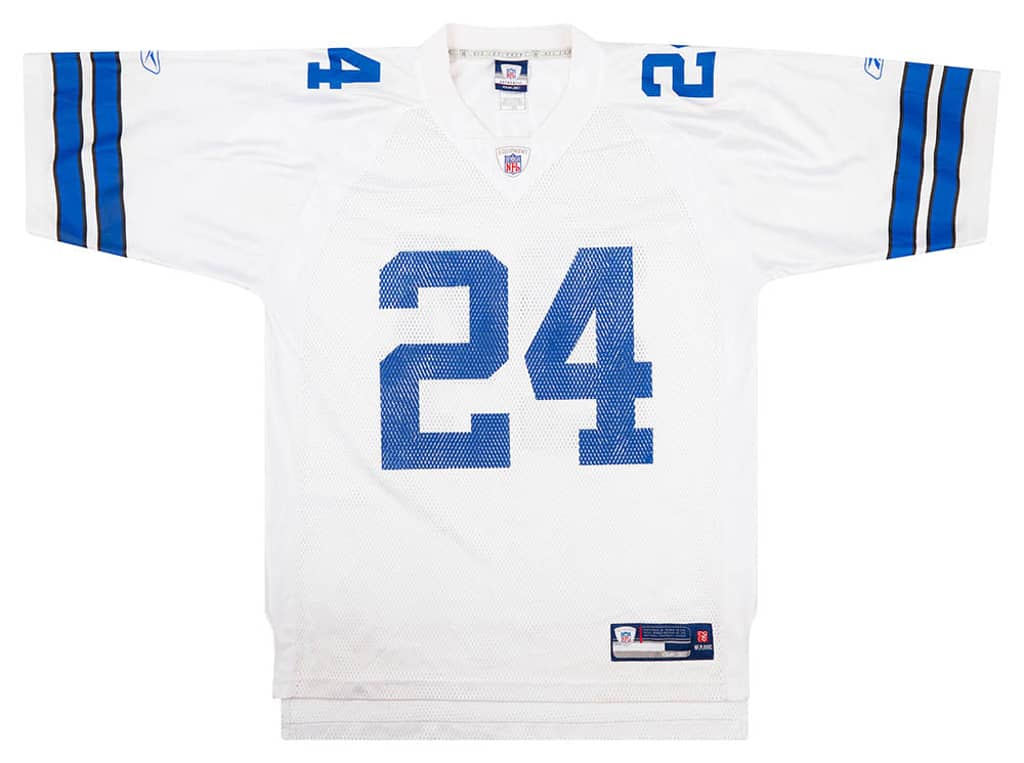 2007 Dallas Cowboys Barber #24 Reebok On Field Jersey (Away) L