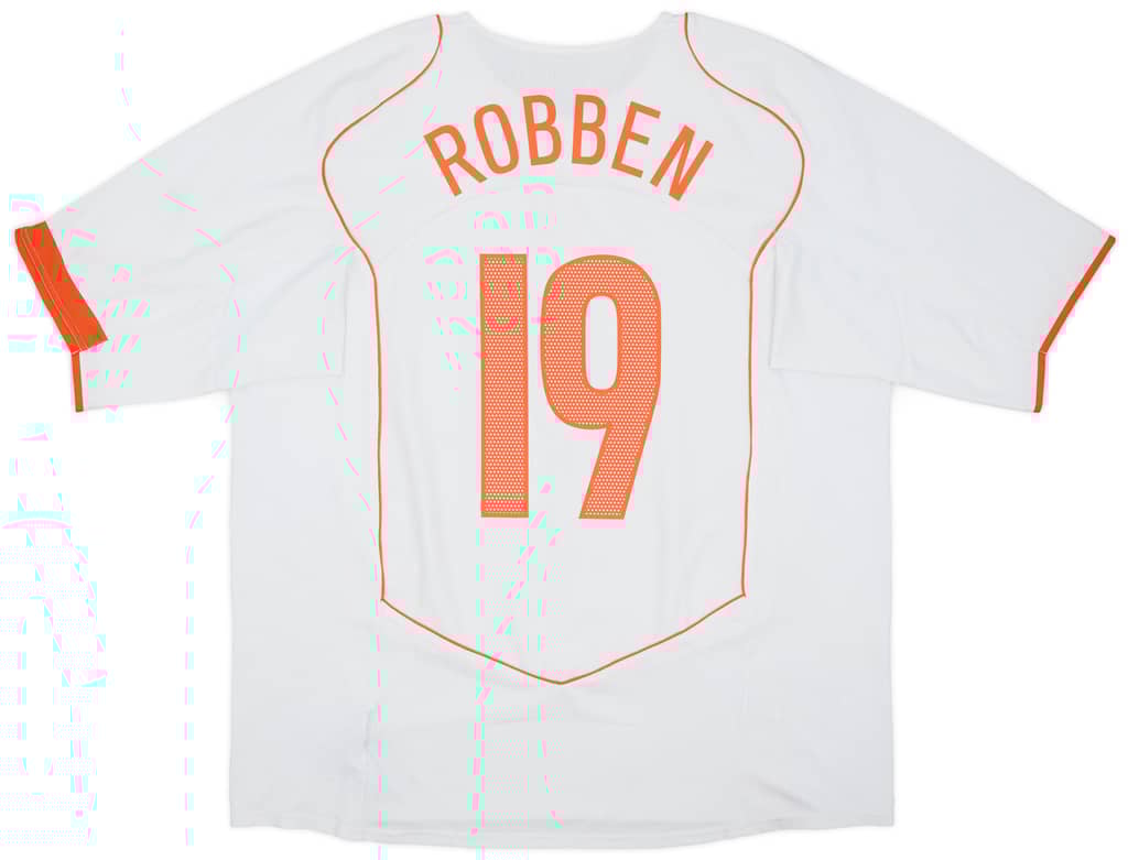 2004-06 Netherlands Away Shirt Robben #19 - 4/10 - (XL)