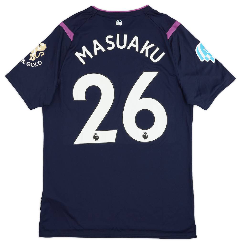 2019-20 West Ham Match Issue Third Shirt Masuaku #26