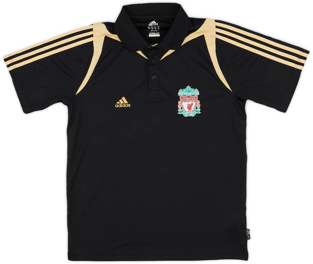 2008-09 Liverpool adidas Polo Shirt - 9/10 - (S)