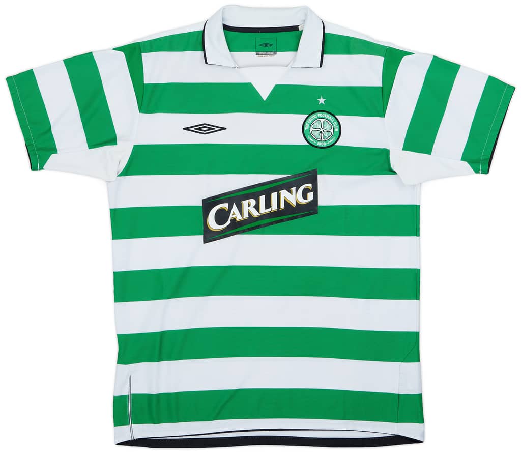2004-05 Celtic Home Shirt Lambert #14 - 8/10 - (L)