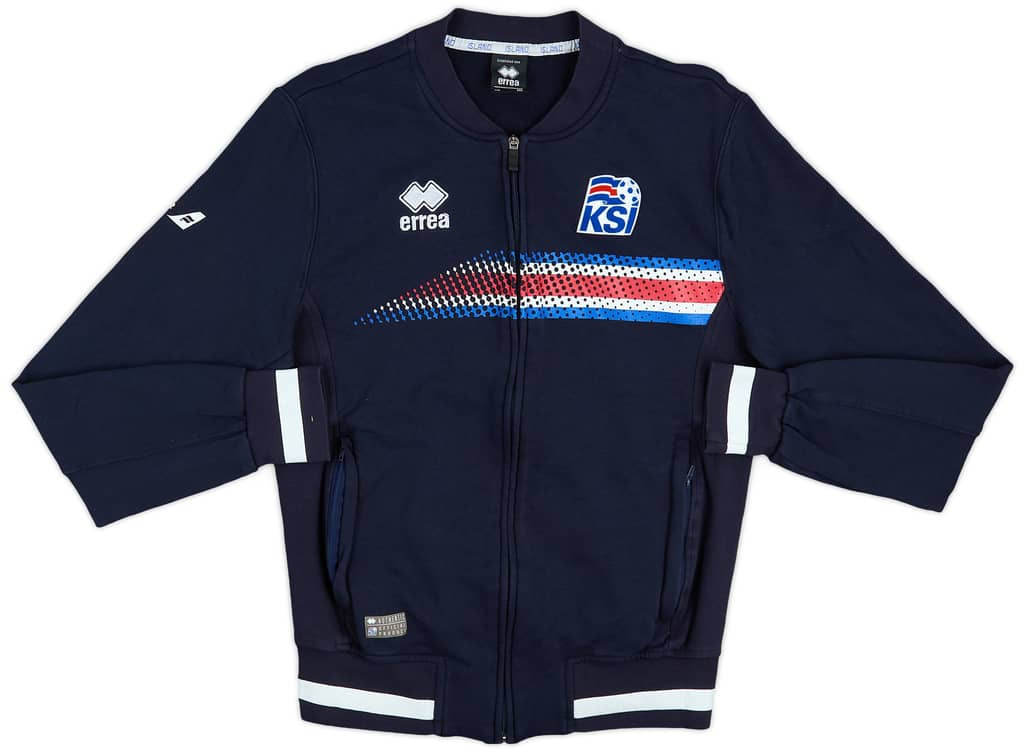 2016-17 Iceland Errea Track Jacket - 8/10 - (S)