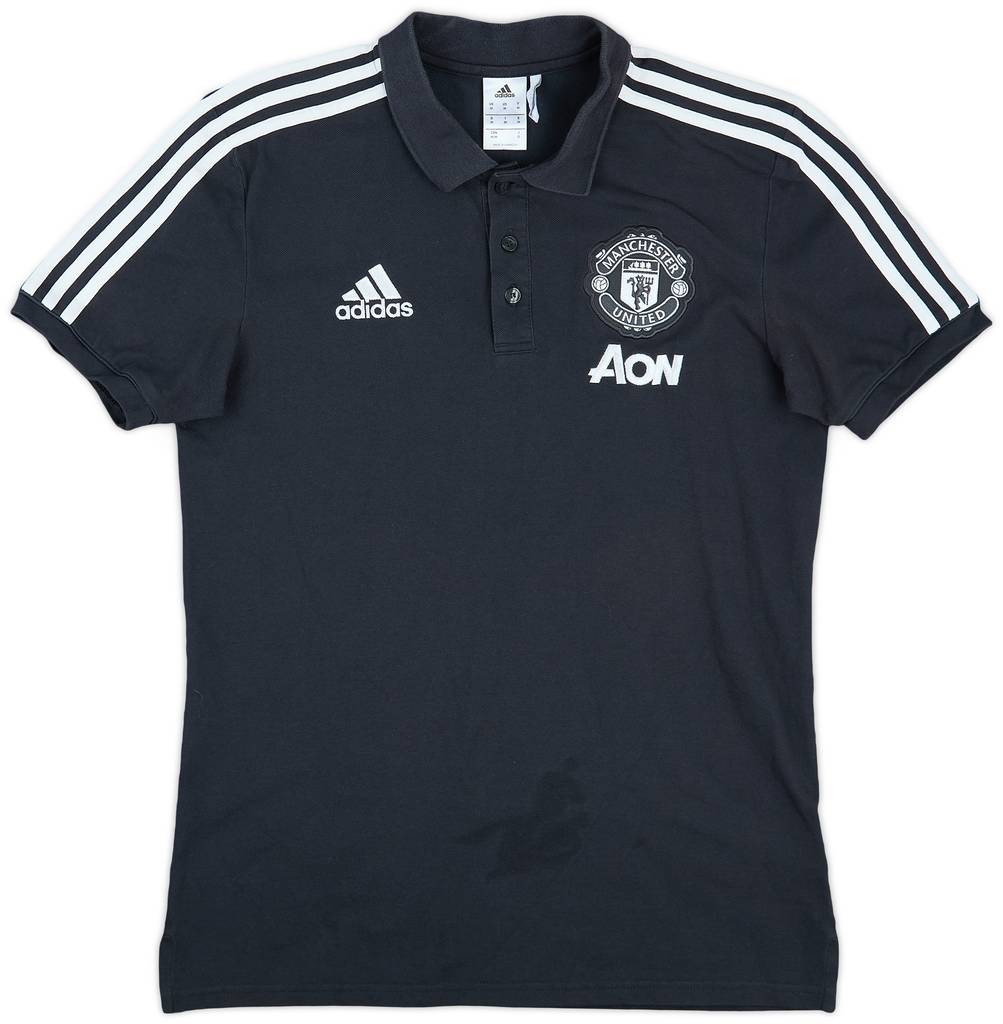 2017-18 Manchester United adidas Polo Shirt - 9/10 - (M)