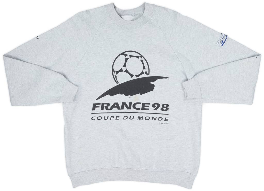 1998 France adidas 'Coupe du Monde' Sweat Top - 6/10 - (L)