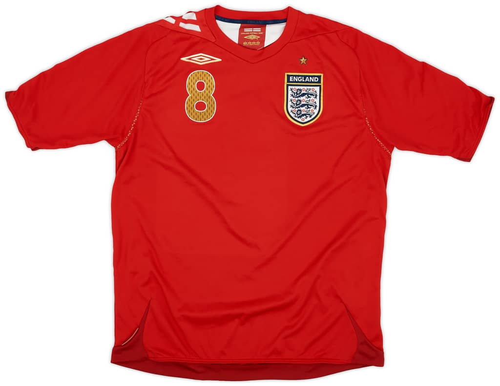 2006-08 England Away Shirt Lampard #8 - 7/10 - (L)