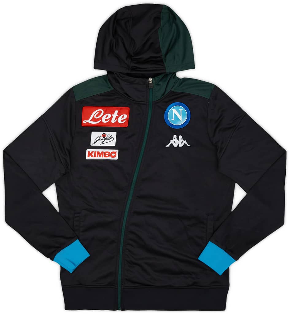 2018-19 Napoli Kappa Hooded Track Jacket - 8/10 - (S)