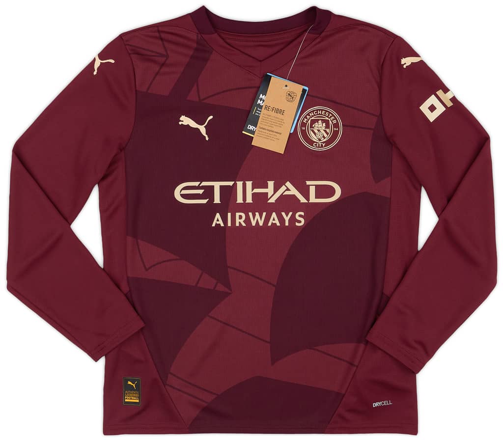 2024-25 Manchester City Third L/S Shirt Haaland #9 (KIDS)