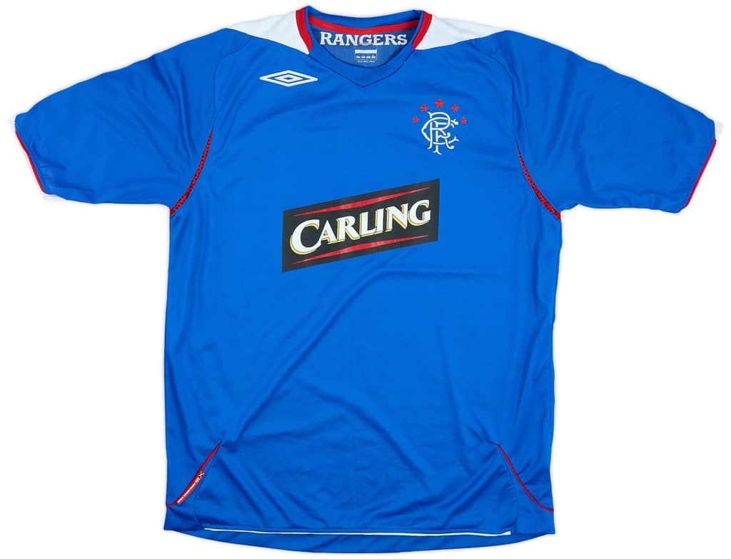 2006-07 Rangers Home Shirt - 6/10 - (L)