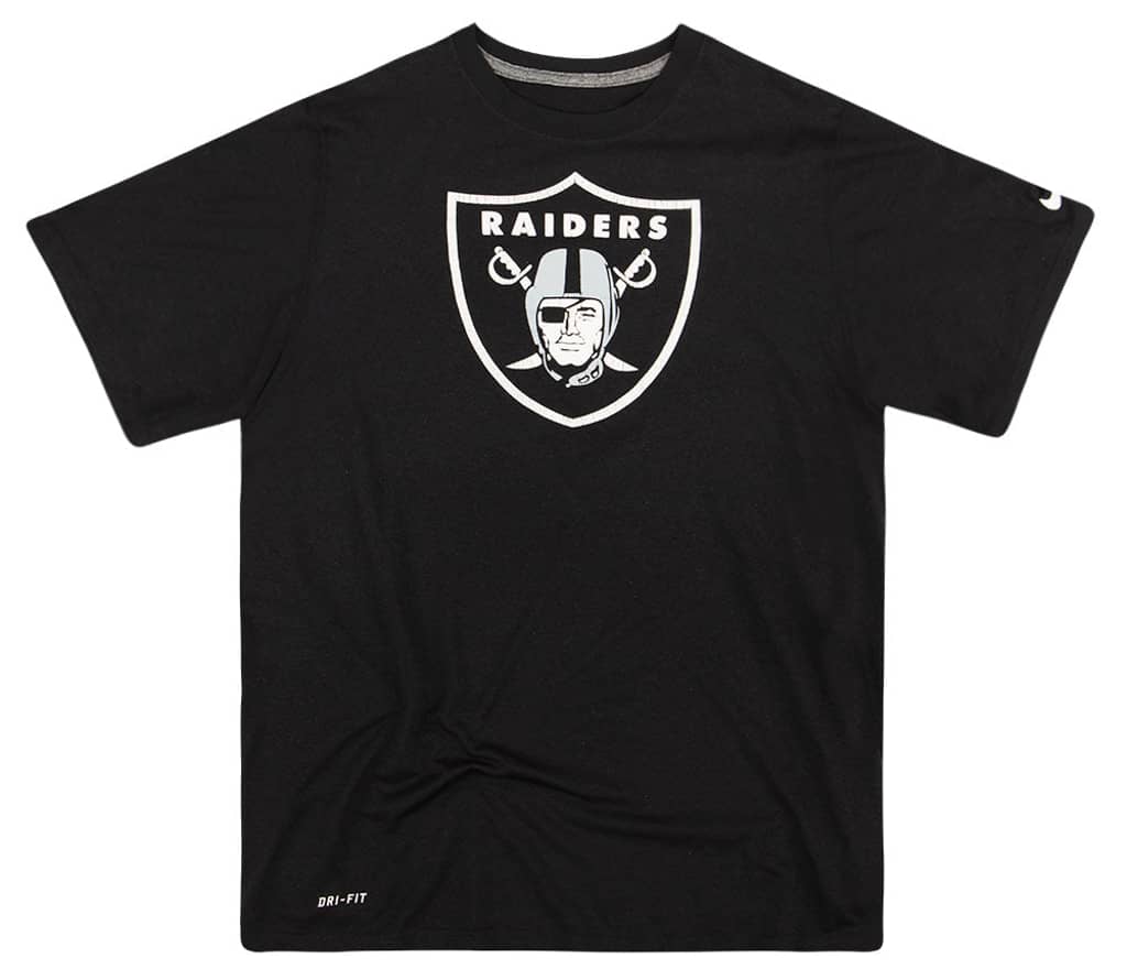 2010s Oakland Raiders Nike Dri-Fit Graphic Tee M