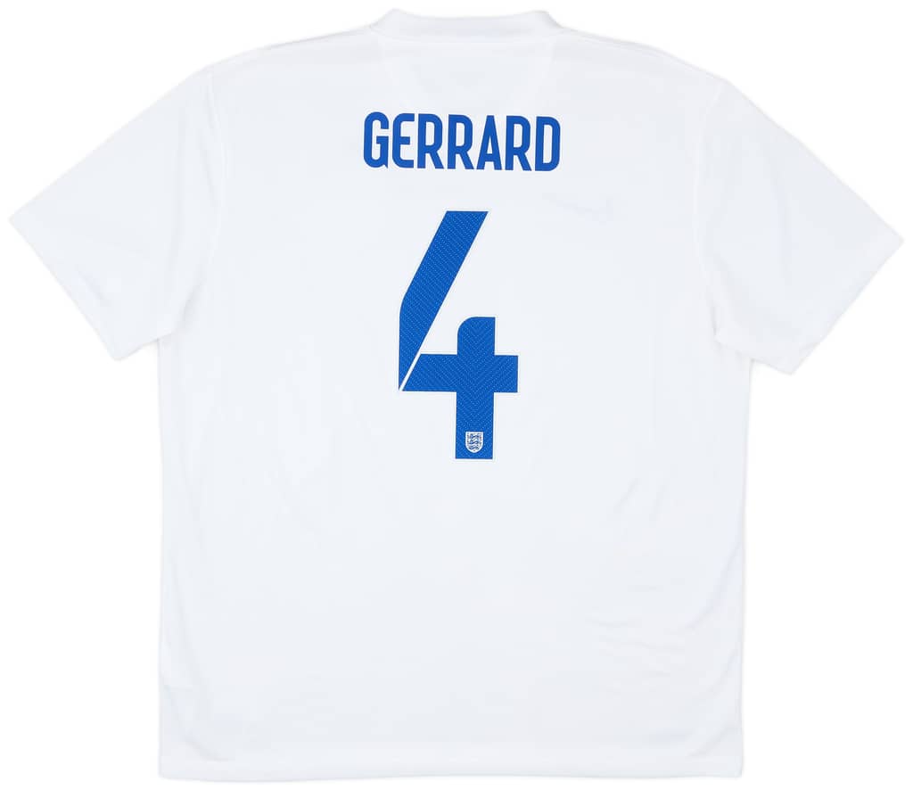 2014-15 England Home Shirt Gerrard #4 - 6/10 - (XL)