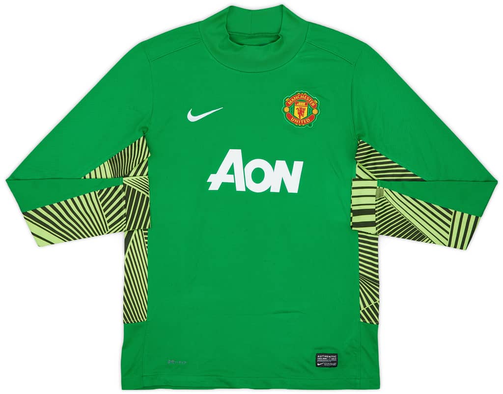 2011-12 Manchester United GK Shirt - 8/10 - (L.Boys)