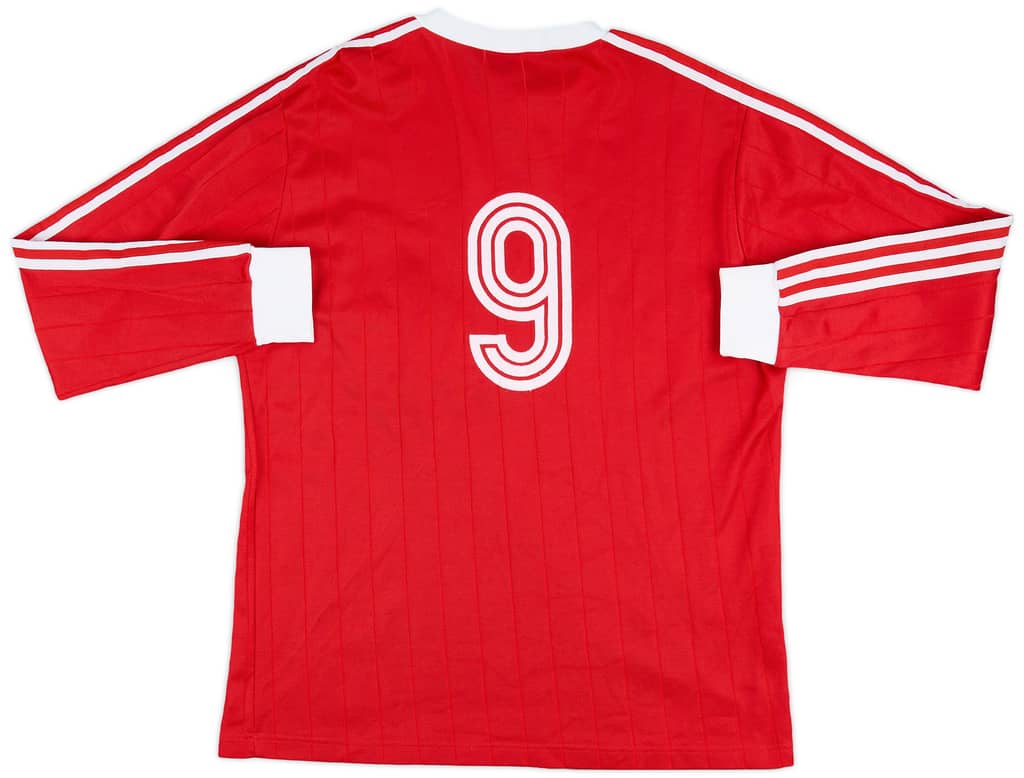 1980s adidas Template L/S Shirt #9 - 8/10 - (XXL)