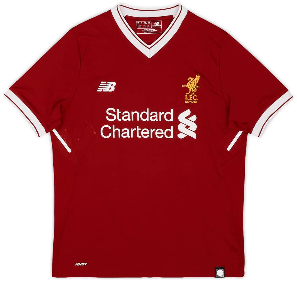2017-18 Liverpool 125 Years Home Shirt - 8/10 - (L.Boys)