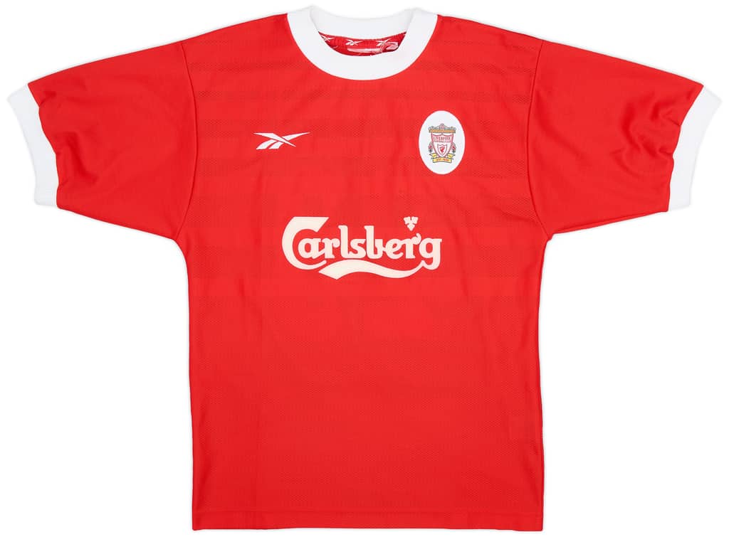 1998-00 Liverpool Home Shirt Carragher #23 - 8/10 - (M)