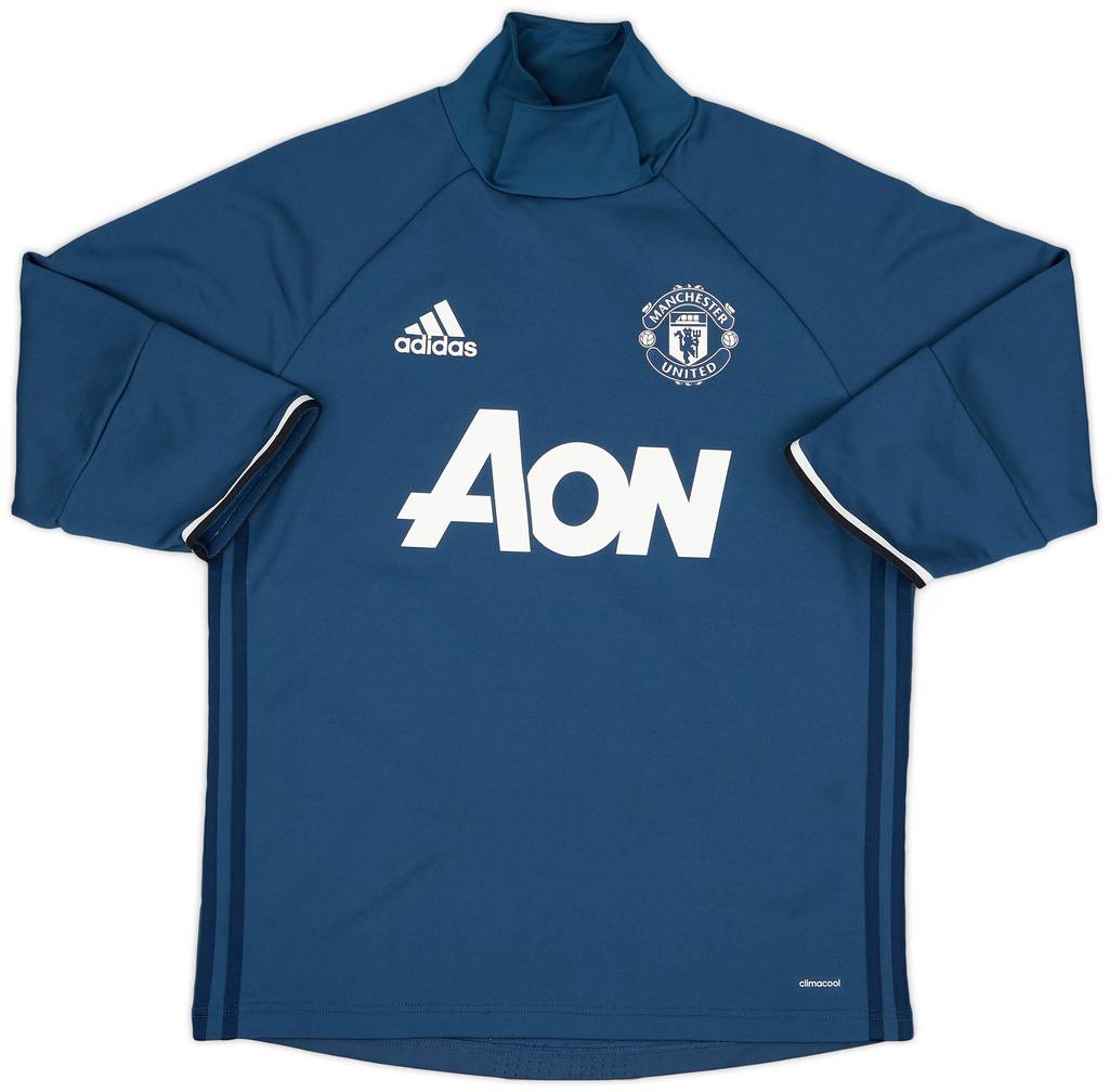 2017-18 Manchester United adidas Training Top - 9/10 - (M)