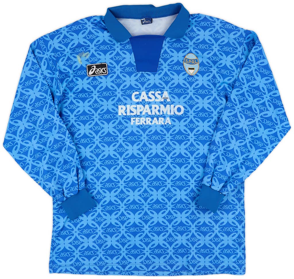 1995-96 SPAL Away L/S Shirt - 7/10 - (XXL)