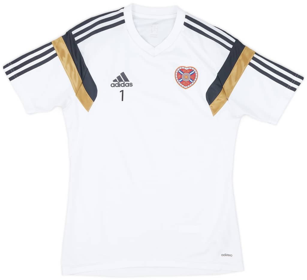 2014-15 Hearts adidas Player Issue Training Shirt #1 - 6/10 - (S)